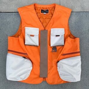 RARE Eddie Bauer x Homme + Femme Limited Edition Down Vest utility fishing cargo